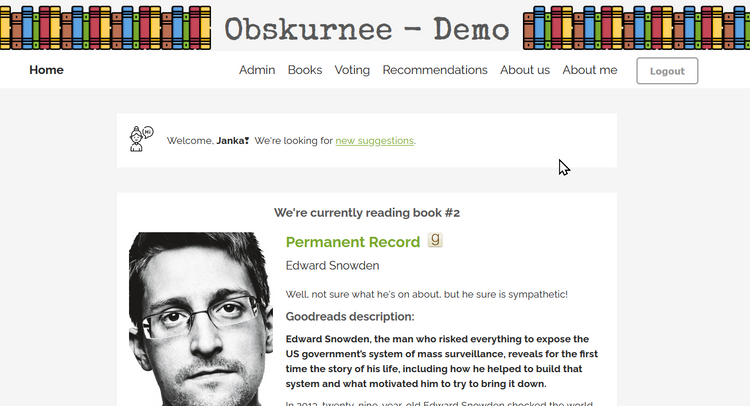 Introducing Obskurnee: A Companion for your Book Club
